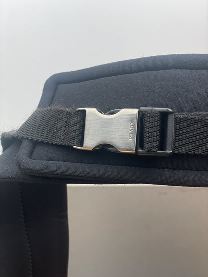 Prada AW99 Linea Rossa Red Tab Neoprene Belt Waist Bag