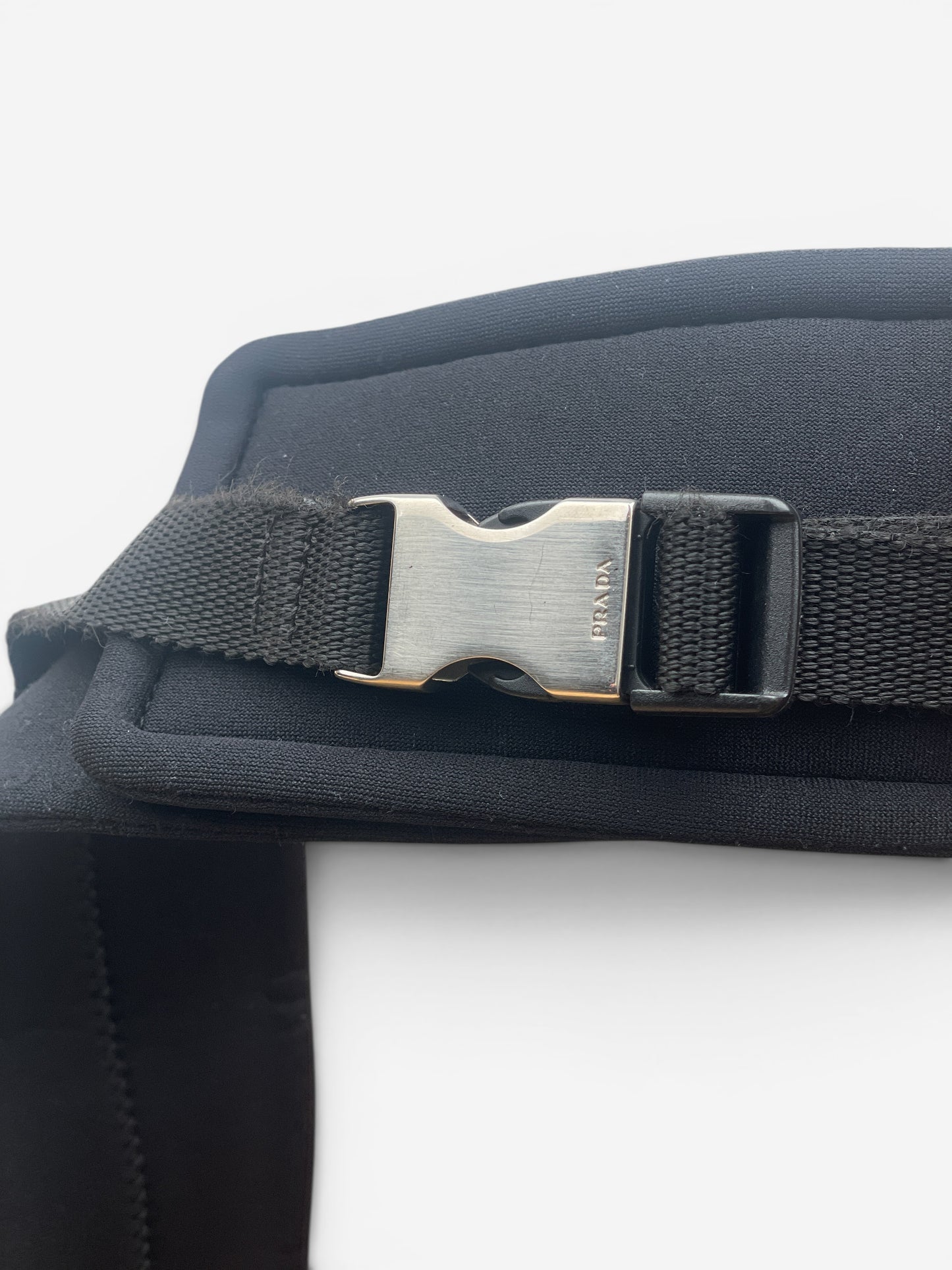 Prada AW99 Linea Rossa Red Tab Belt Waist Bag – photo 6