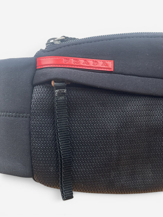 Prada AW99 Linea Rossa Red Tab Belt Waist Bag – photo 7