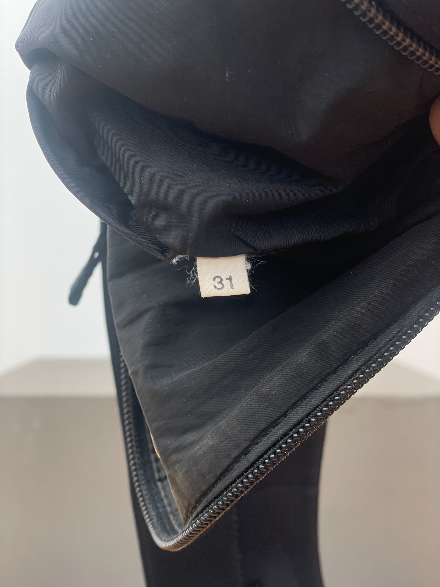 Prada AW99 Linea Rossa Red Tab Neoprene Belt Waist Bag