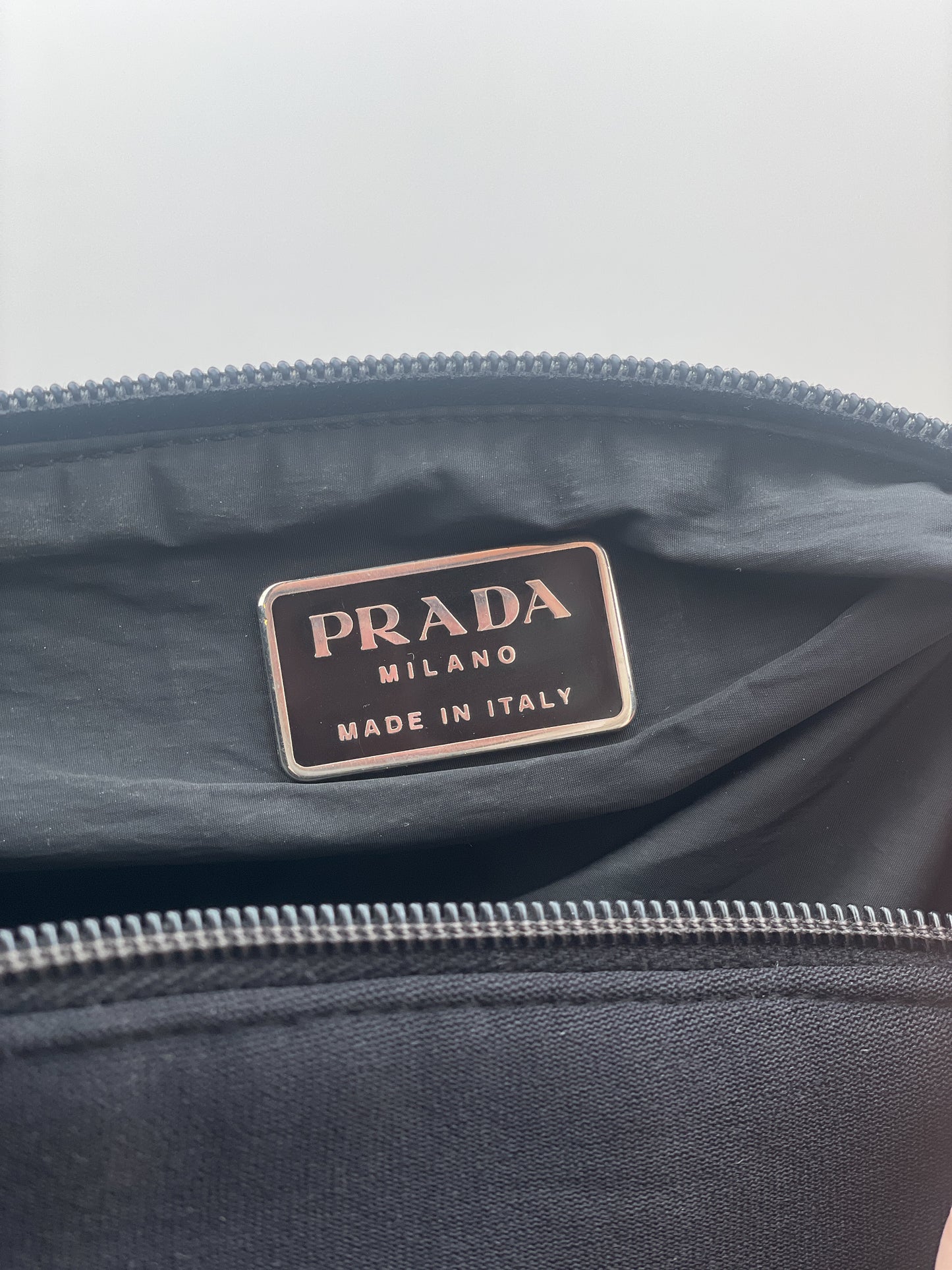 Prada AW99 Linea Rossa Red Tab Neoprene Belt Waist Bag