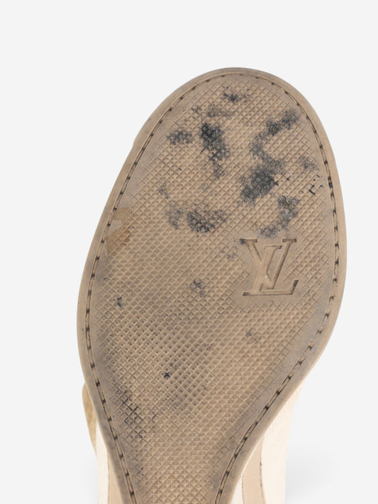 Louis Vuitton by Marc Jacobs 2010s Batignolles Monogram Wedge Sneaker Heels – detail view