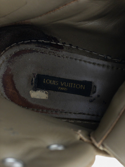 Louis Vuitton by Marc Jacobs 2010s Batignolles Monogram Wedge Sneaker Heels – detail view