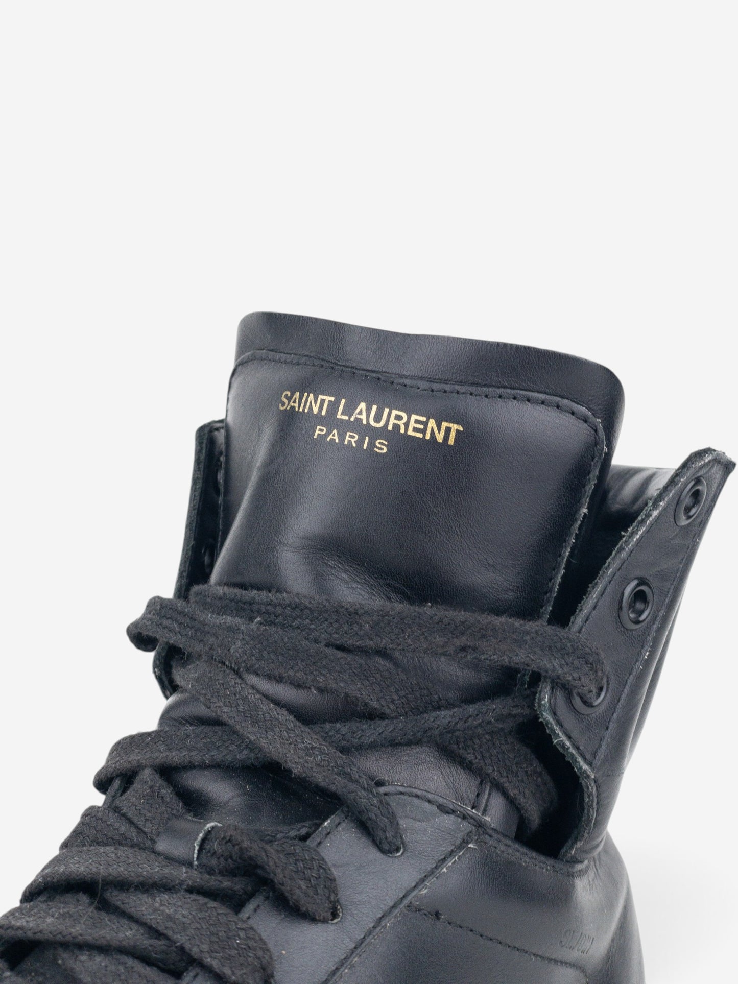 Saint Laurent by Hedi Slimane 2010s High-Top Sneakers – detail view