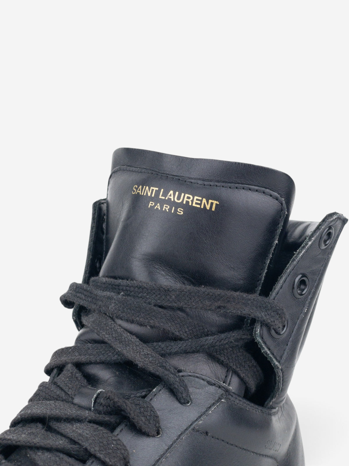 Saint Laurent by Hedi Slimane 2010s High-Top Sneakers – detail view