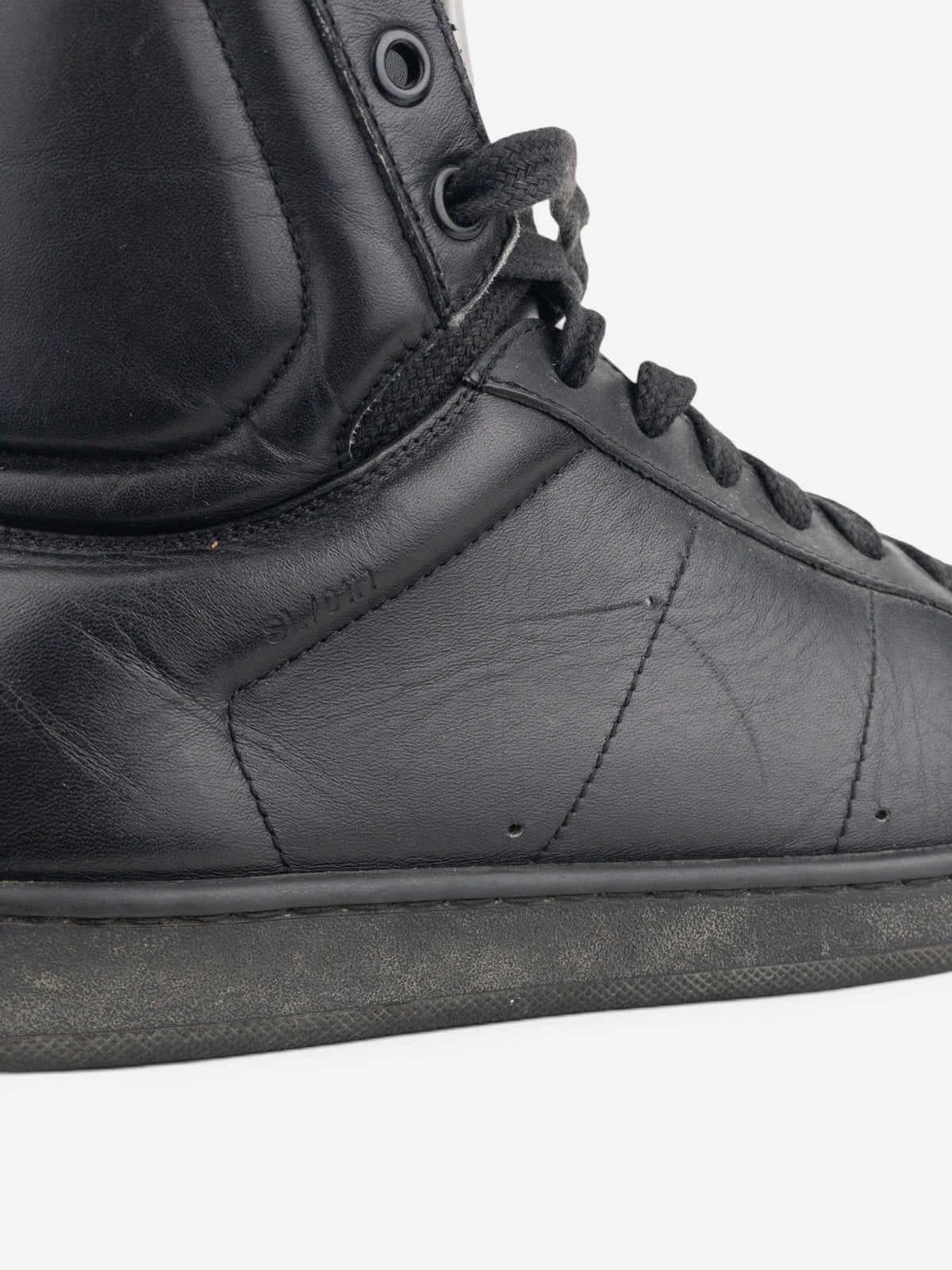 Saint Laurent by Hedi Slimane 2010s High-Top Sneakers – detail view
