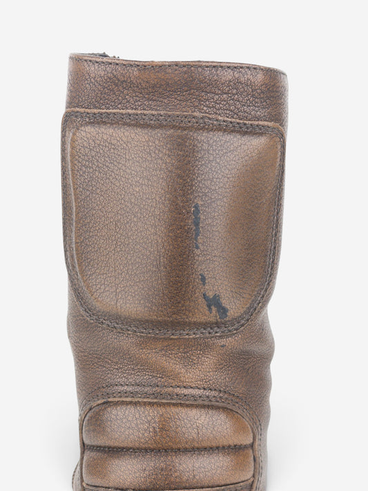 Miu Miu AW99 Western Biker Moto Boots – detail view