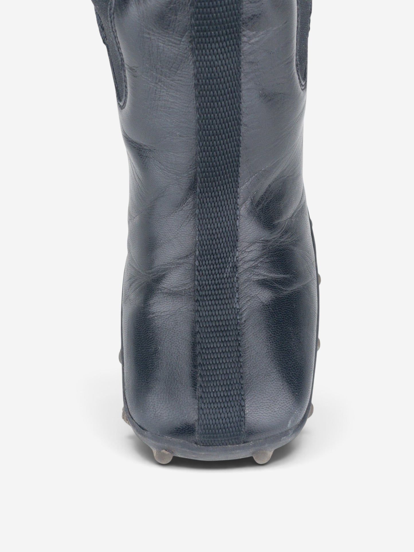 Miu Miu AW99 Square Toe ‘Bubble Sole’ Chelsea Heel Boots – detail view