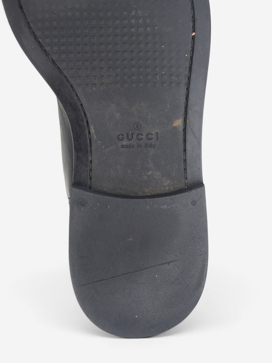 Gucci by Tom Ford 2000s Fur-Lined Biker Boots – detail view