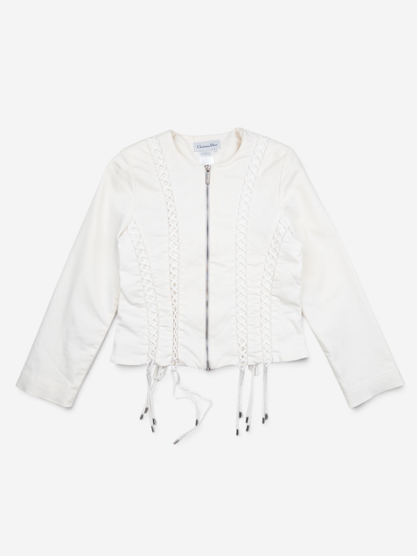Dior by Galliano AW02 Bondage Lace Jacket – front view