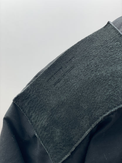 Helmut Lang 2000s Military Cross Body Suede Bag