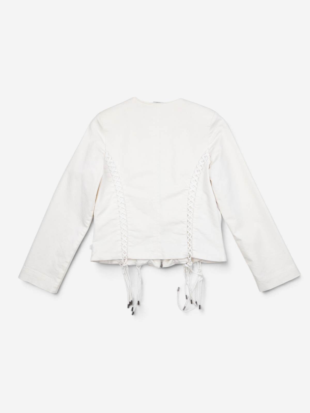 Dior by Galliano AW02 Bondage Lace Jacket – back view
