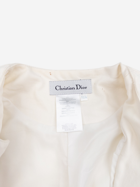 Dior by Galliano AW02 Bondage Lace Jacket – lining detail