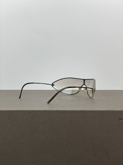 Gucci by Tom Ford SS01 GG1659 Wrap Shield Sunglasses
