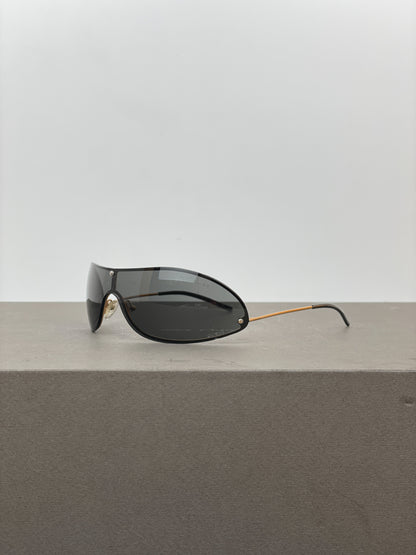 Gucci by Tom Ford SS01 GG1659 Wrap Shield Sunglasses