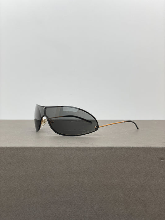 Gucci by Tom Ford SS01 GG1659 Wrap Shield Sunglasses