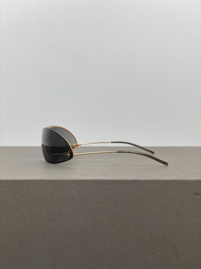 Gucci by Tom Ford SS01 GG1659 Wrap Shield Sunglasses