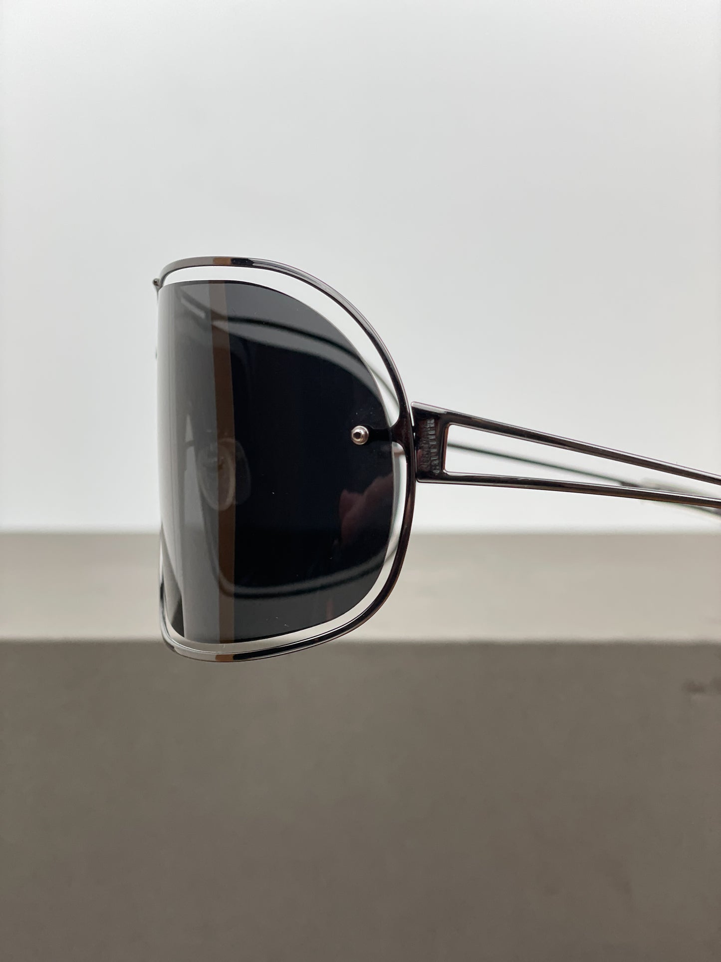 Jean Paul Gaultier 1990s SJP 005 Wrap Mask Shield Sunglasses
