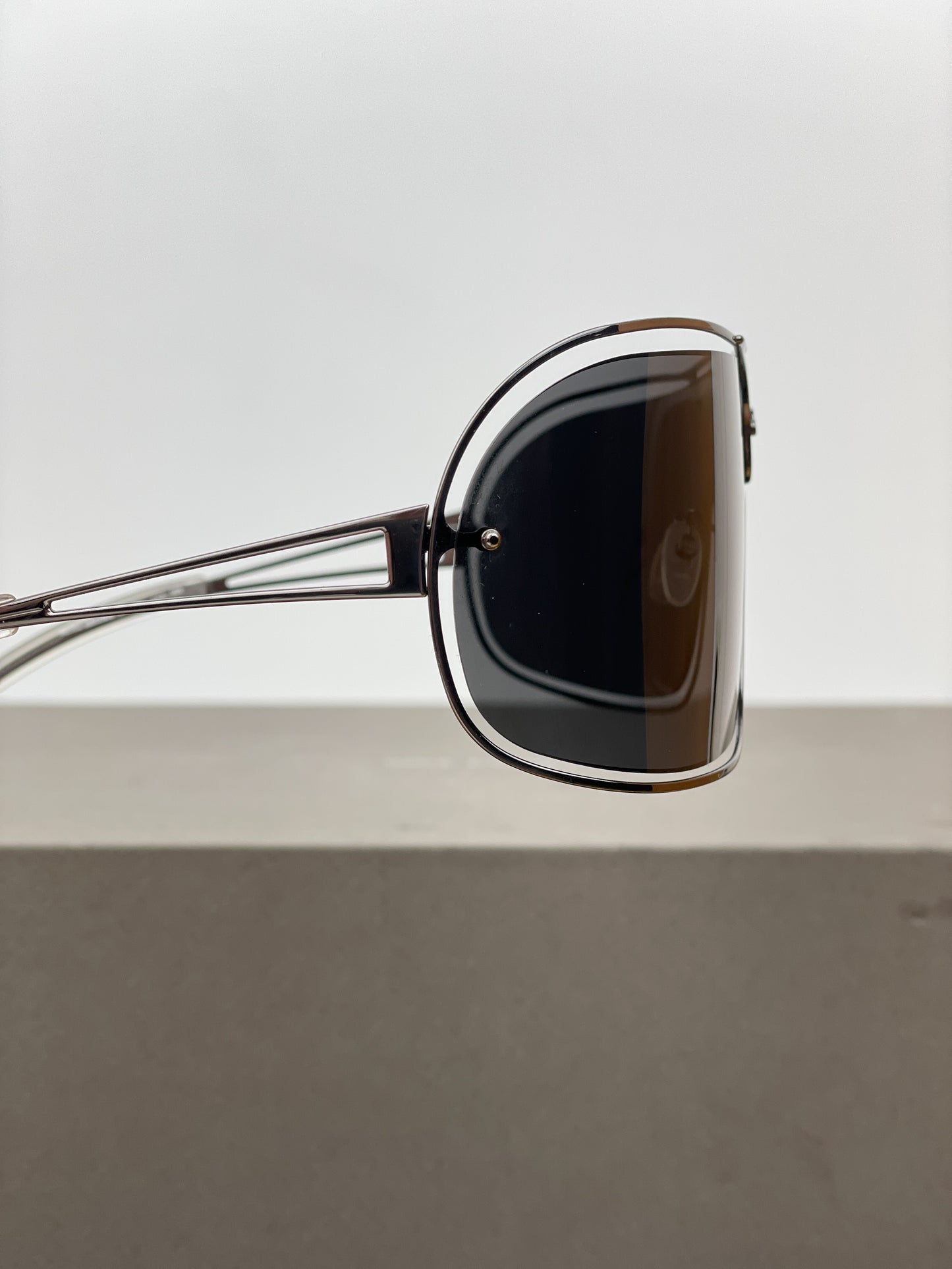 Jean Paul Gaultier 1990s SJP 005 Wrap Mask Shield Sunglasses