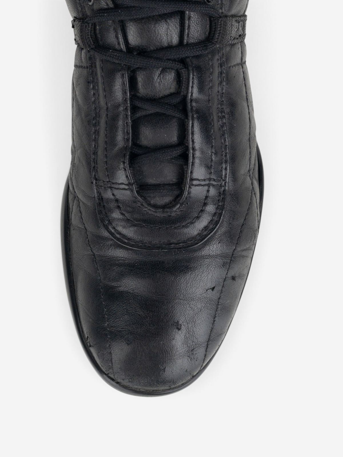 Prada 2000s High-Top Sports Racing Sneakers