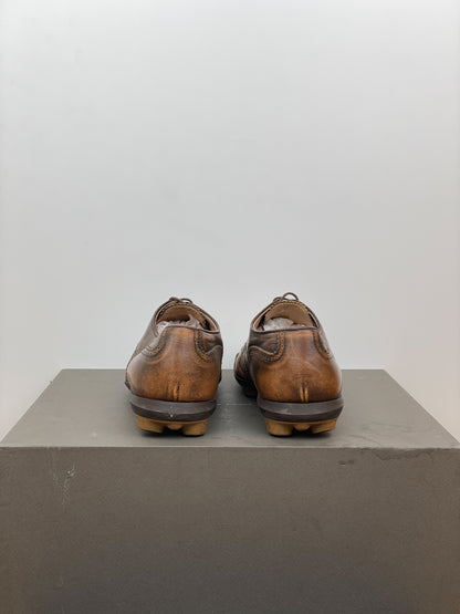 Miu Miu SS99 Square-Toe Spike-Sole Brogue Derbies