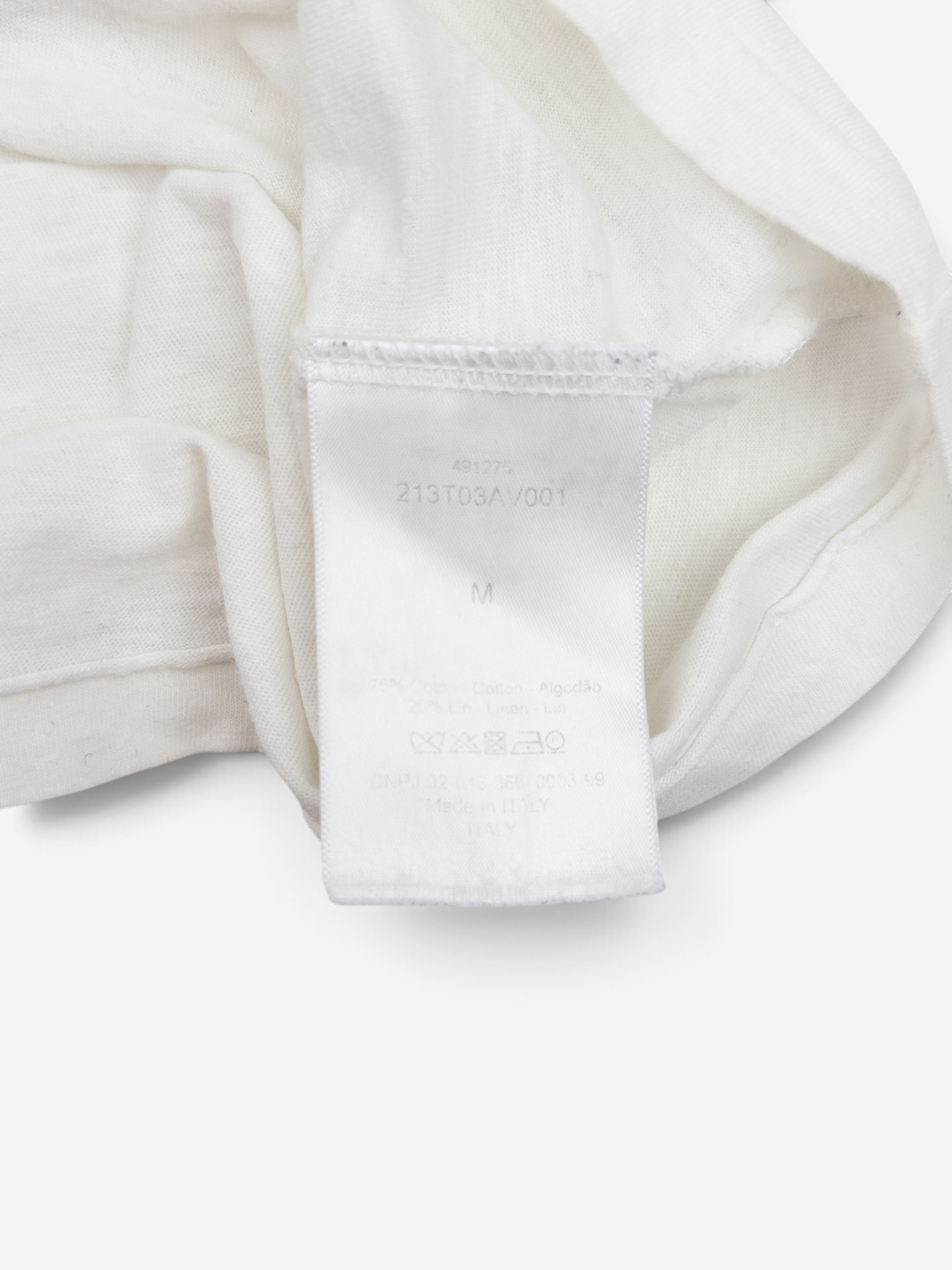Dior Cruise 2022 ‘Athens’ Graphic Print T-Shirt – care label