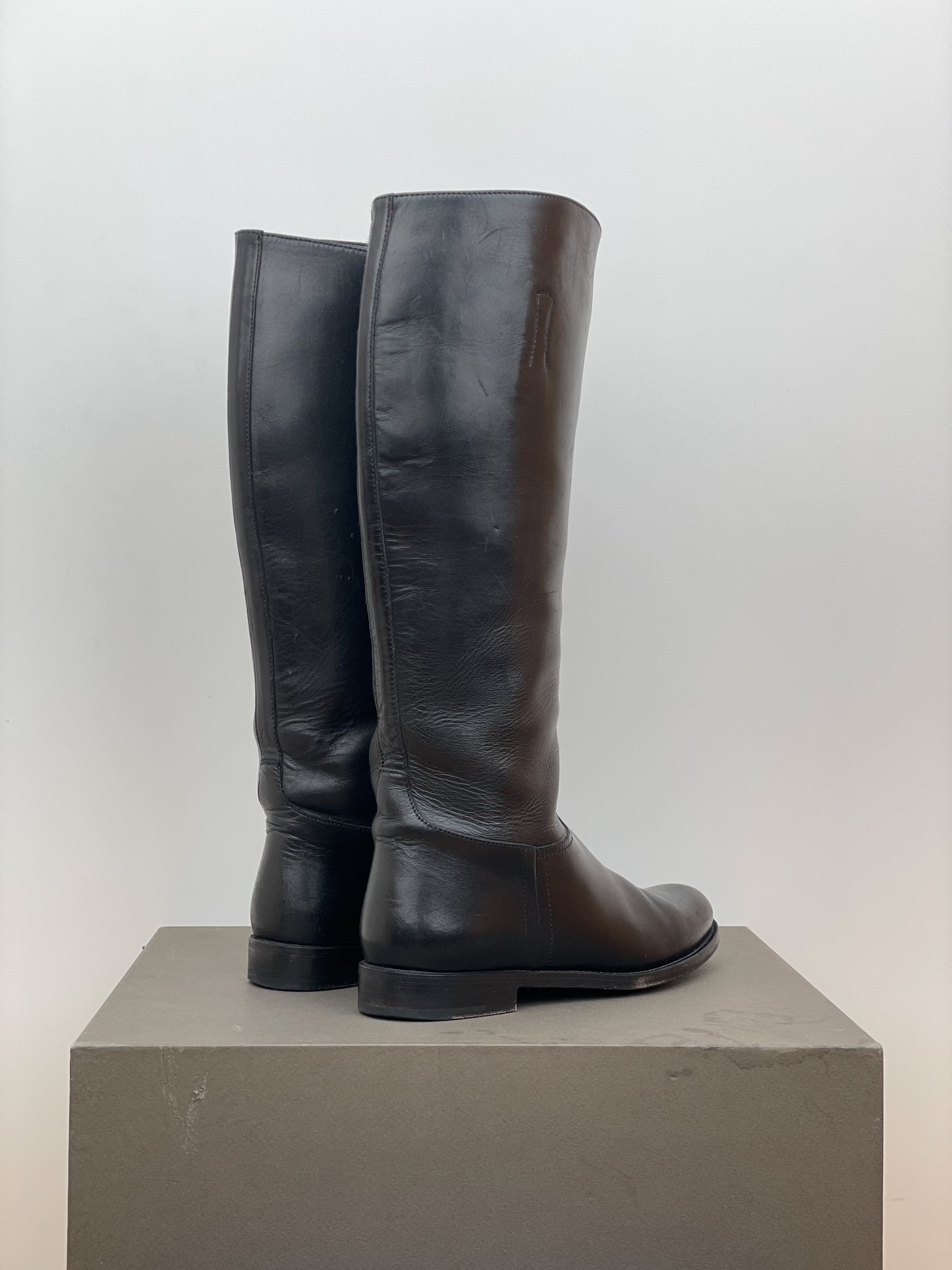 Prada 2000s Knee High Riding Boots