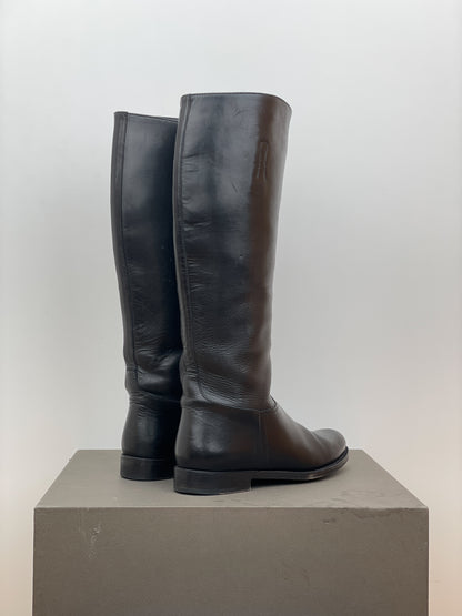 Prada 2000s Knee High Riding Boots