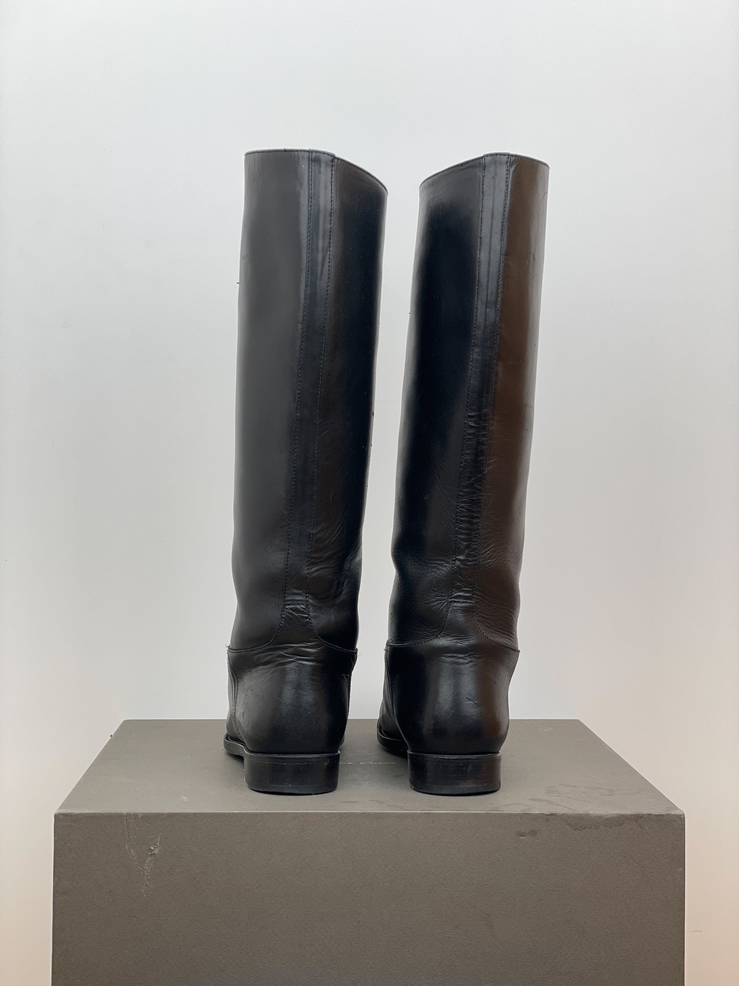 Prada 2000s Knee High Riding Boots