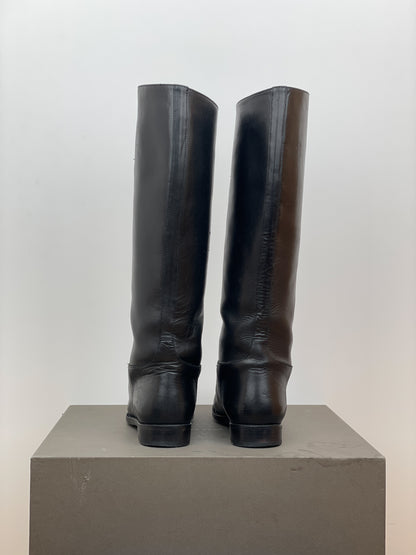 Prada 2000s Knee High Riding Boots