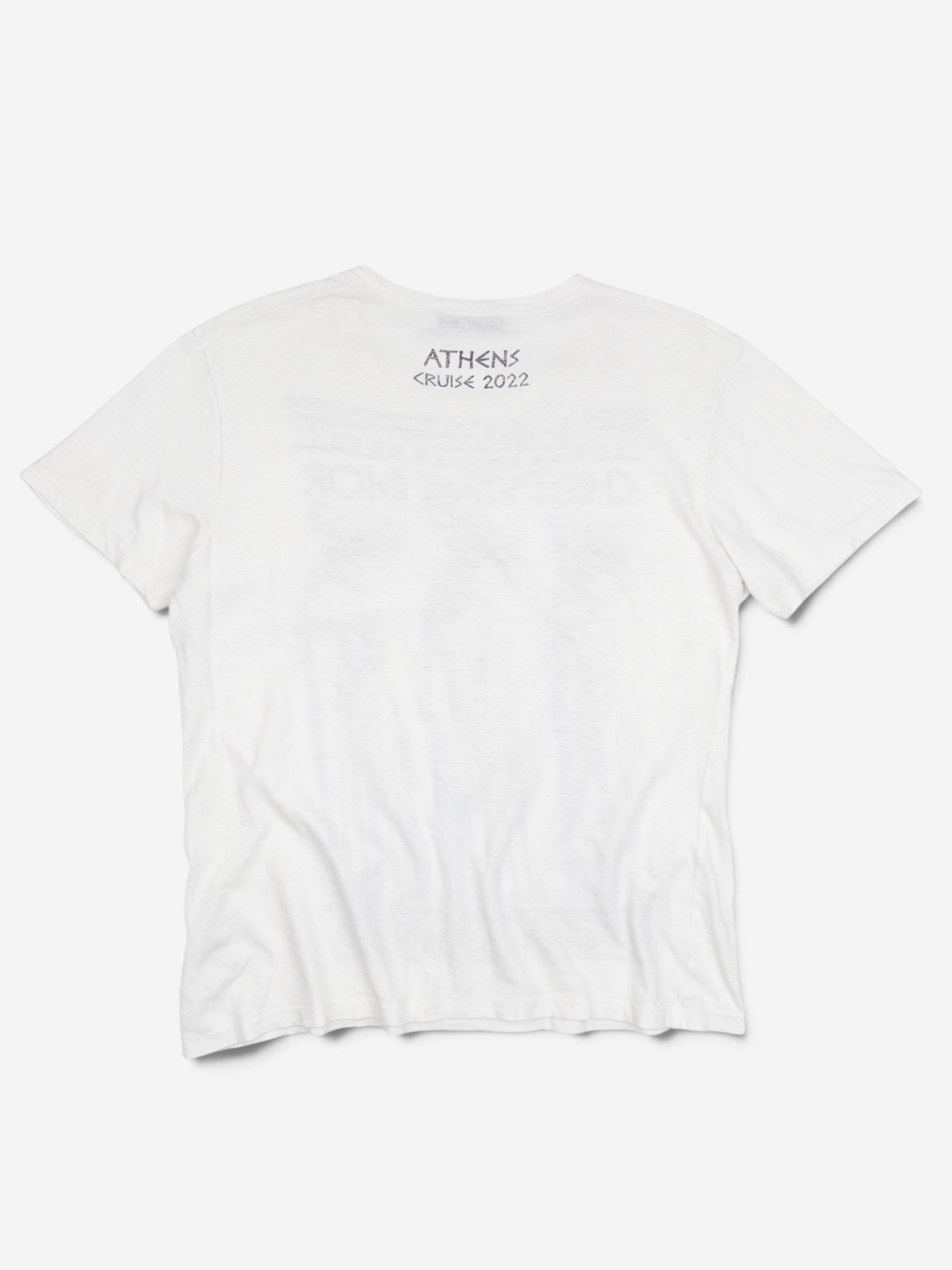 Dior Cruise 2022 ‘Athens’ Graphic Print T-Shirt – back view