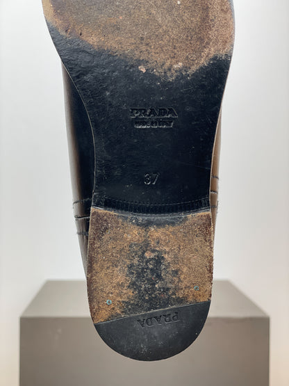 Prada 2000s Knee High Riding Boots