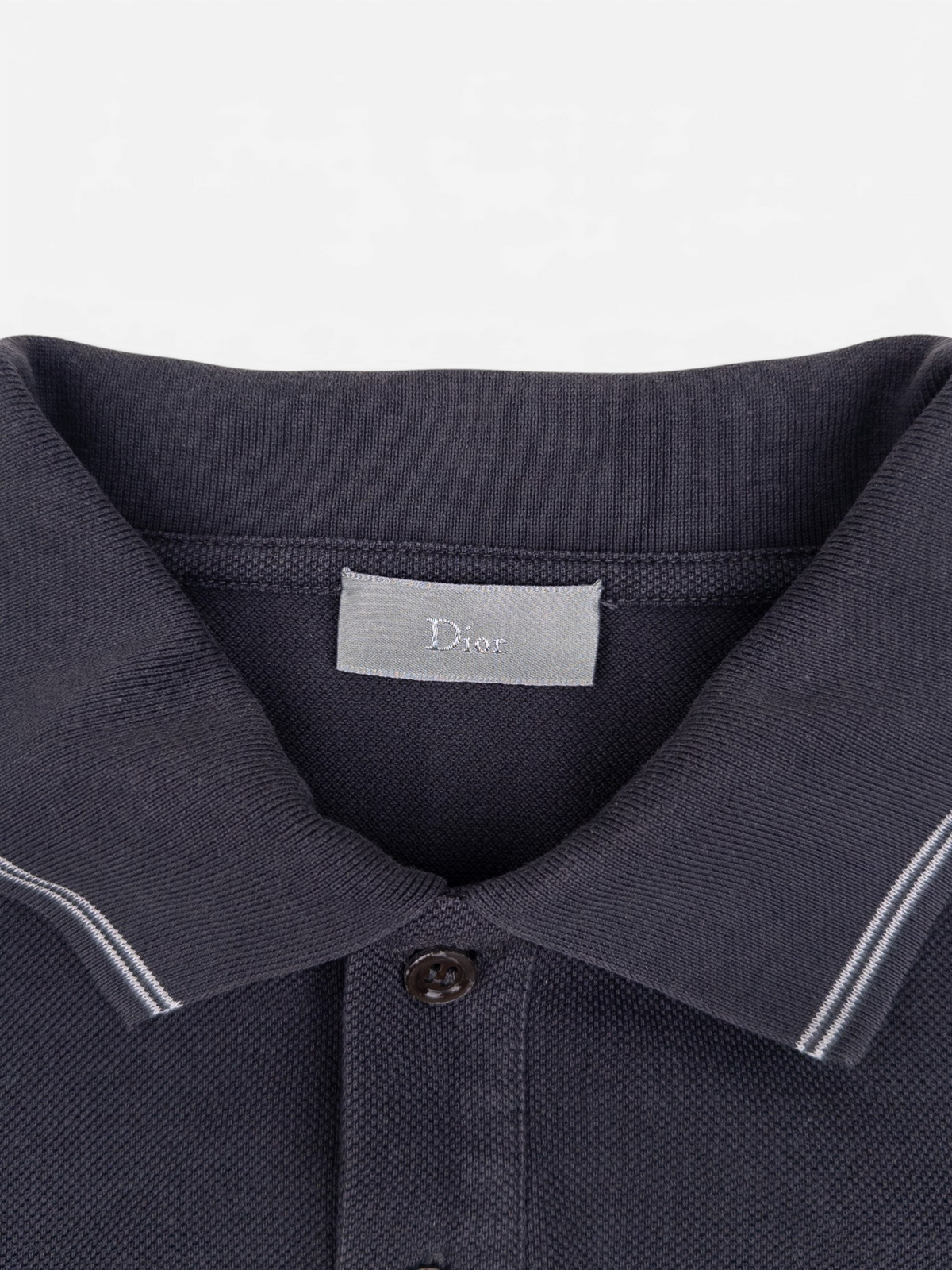 Dior Homme ‘Bee’ Shortsleeve Polo Shirt – chest label
