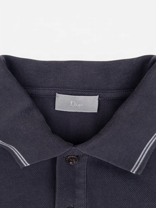 Dior Homme ‘Bee’ Shortsleeve Polo Shirt – chest label