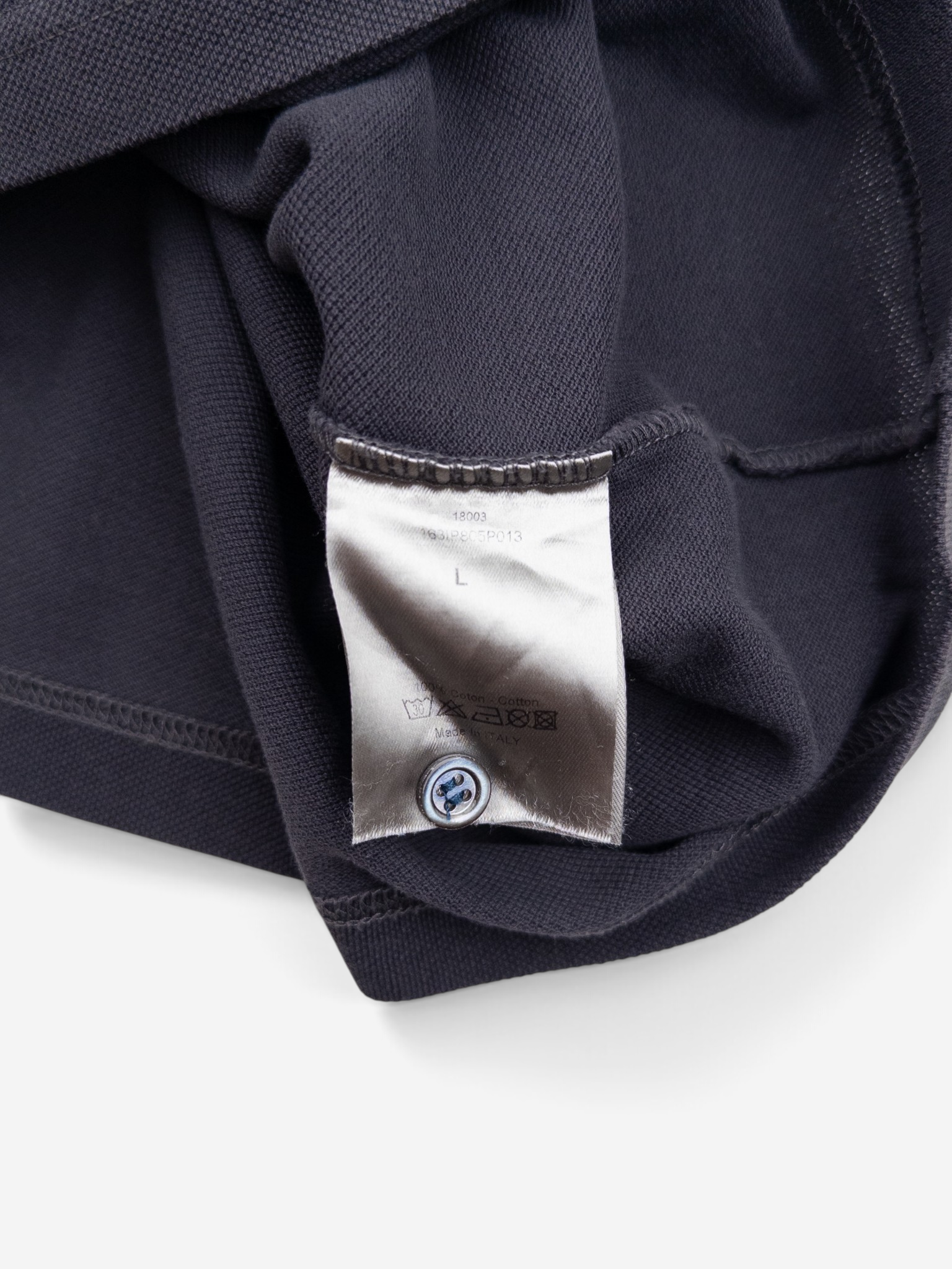 Dior Homme ‘Bee’ Shortsleeve Polo Shirt – care label