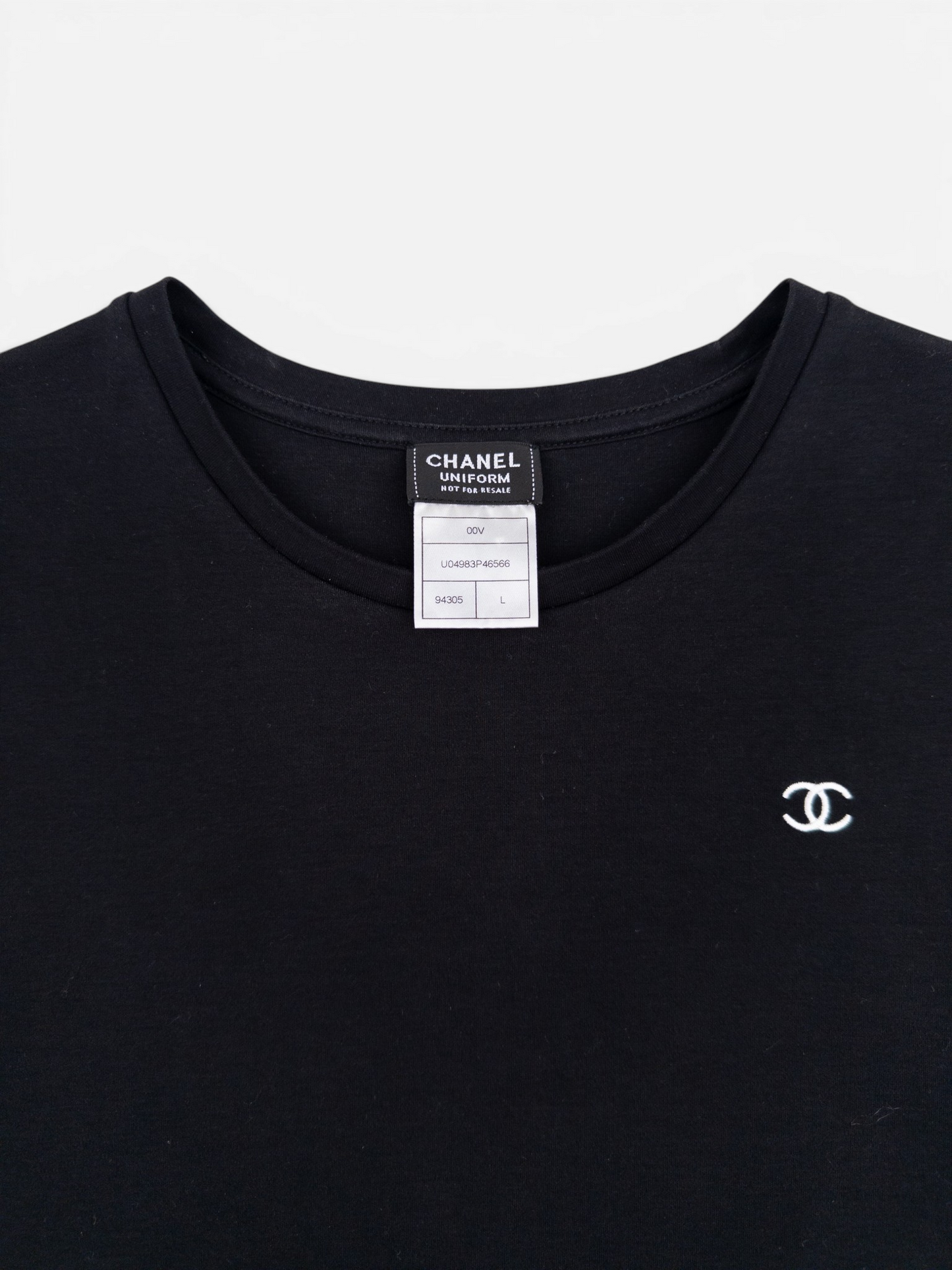 Chanel by Karl Lagerfeld 2010s CC Logo Uniform T-Shirt – CC logo detail