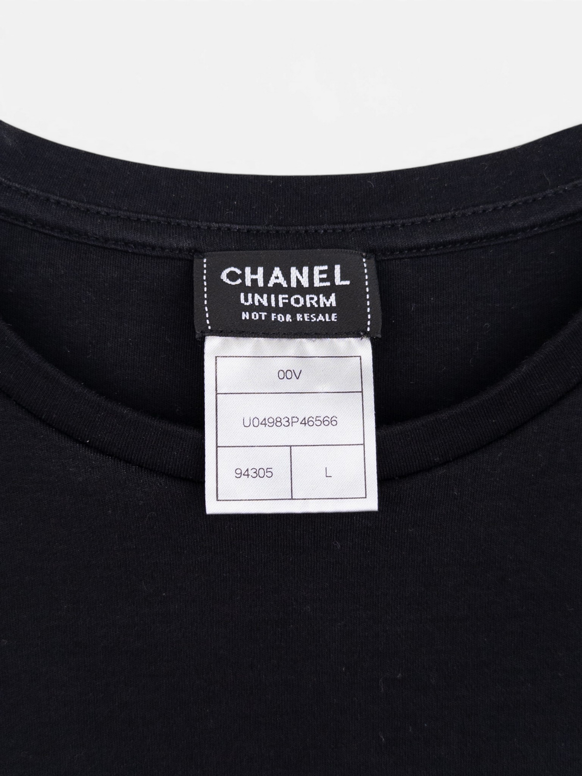 Chanel by Karl Lagerfeld 2010s CC Logo Uniform T-Shirt – brand label