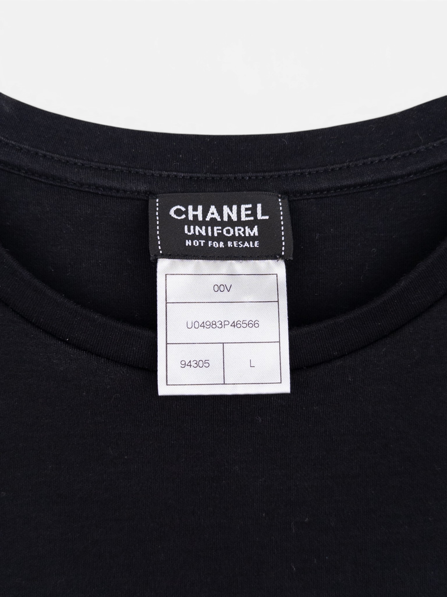 Chanel by Karl Lagerfeld 2010s CC Logo Uniform T-Shirt – brand label