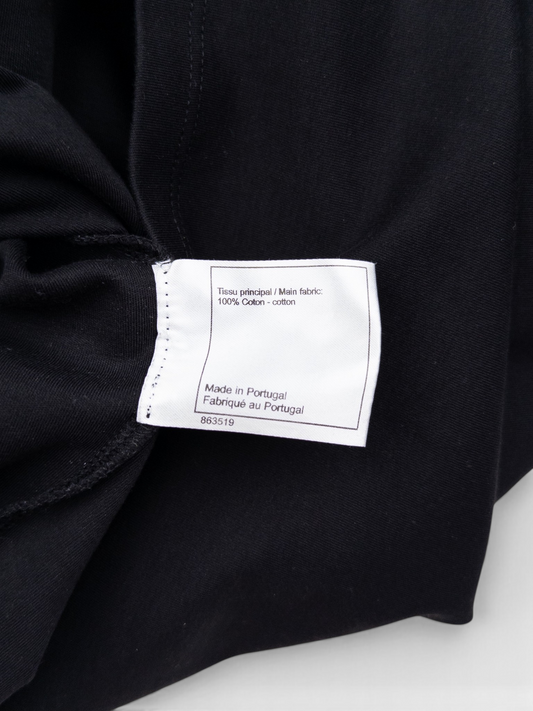 Chanel by Karl Lagerfeld 2010s CC Logo Uniform T-Shirt – care label