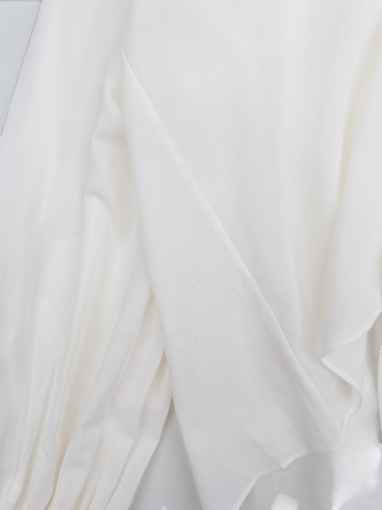 Saint Laurent by Anthony Vaccarello SS20 Longsleeve Lace Ruffle Top – sleeve detail