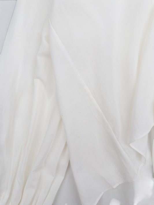 Saint Laurent by Anthony Vaccarello SS20 Longsleeve Lace Ruffle Top – sleeve detail