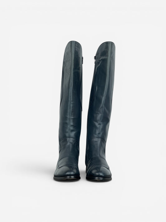 Miu Miu AW08 Knee-High Biker Riding Boots – photo 5