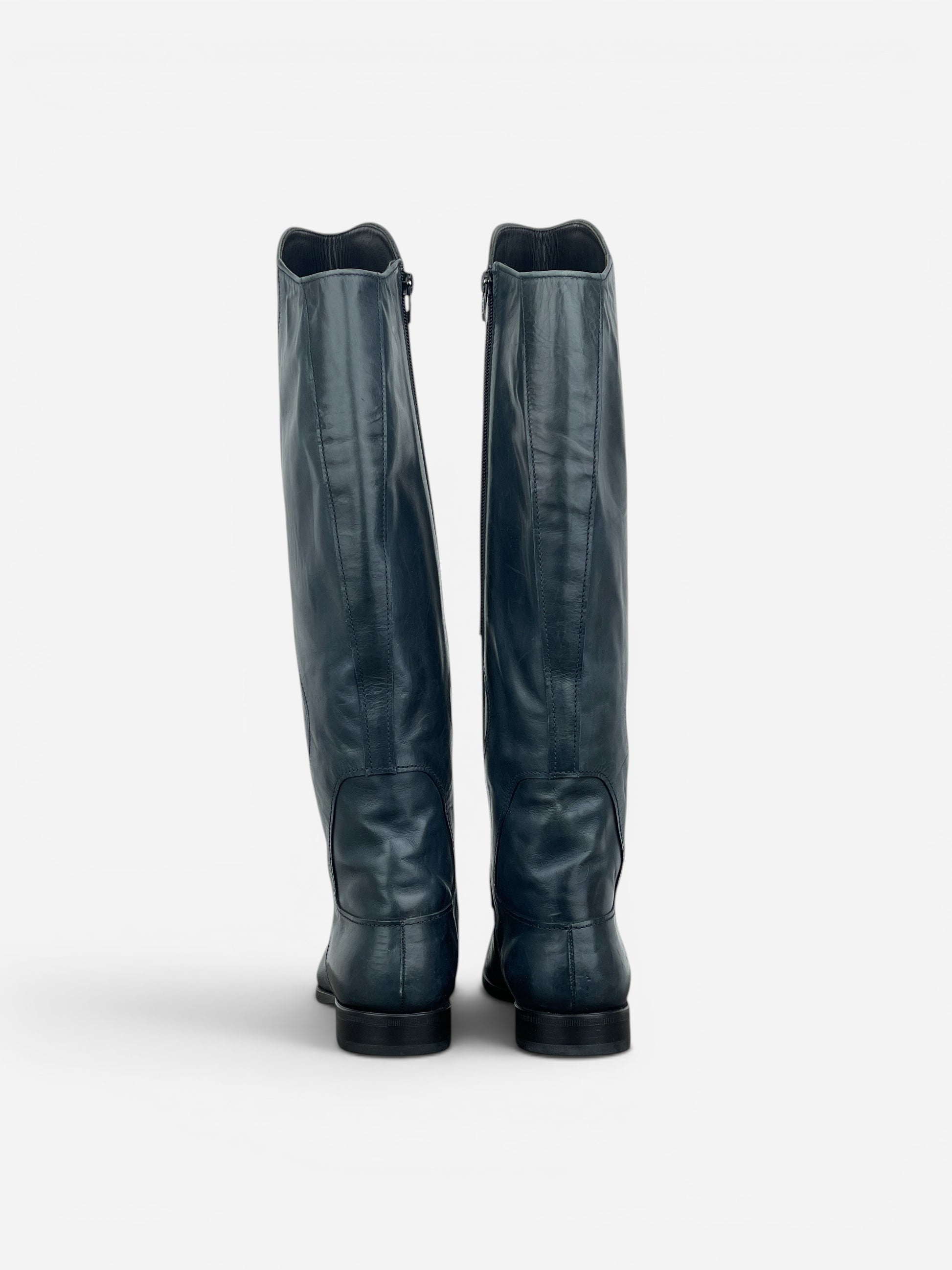 Miu Miu AW08 Knee-High Biker Riding Boots – photo 6