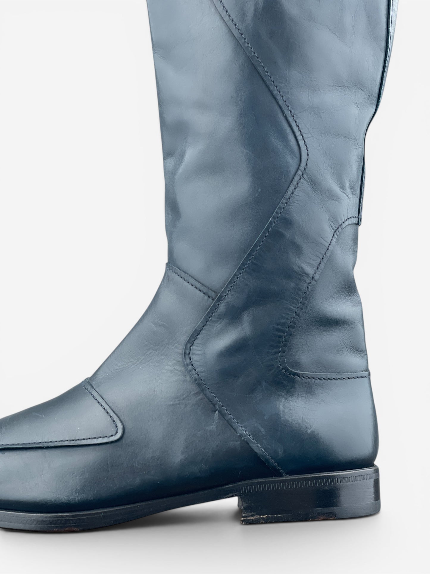 Miu Miu AW08 Knee-High Biker Riding Boots – photo 9
