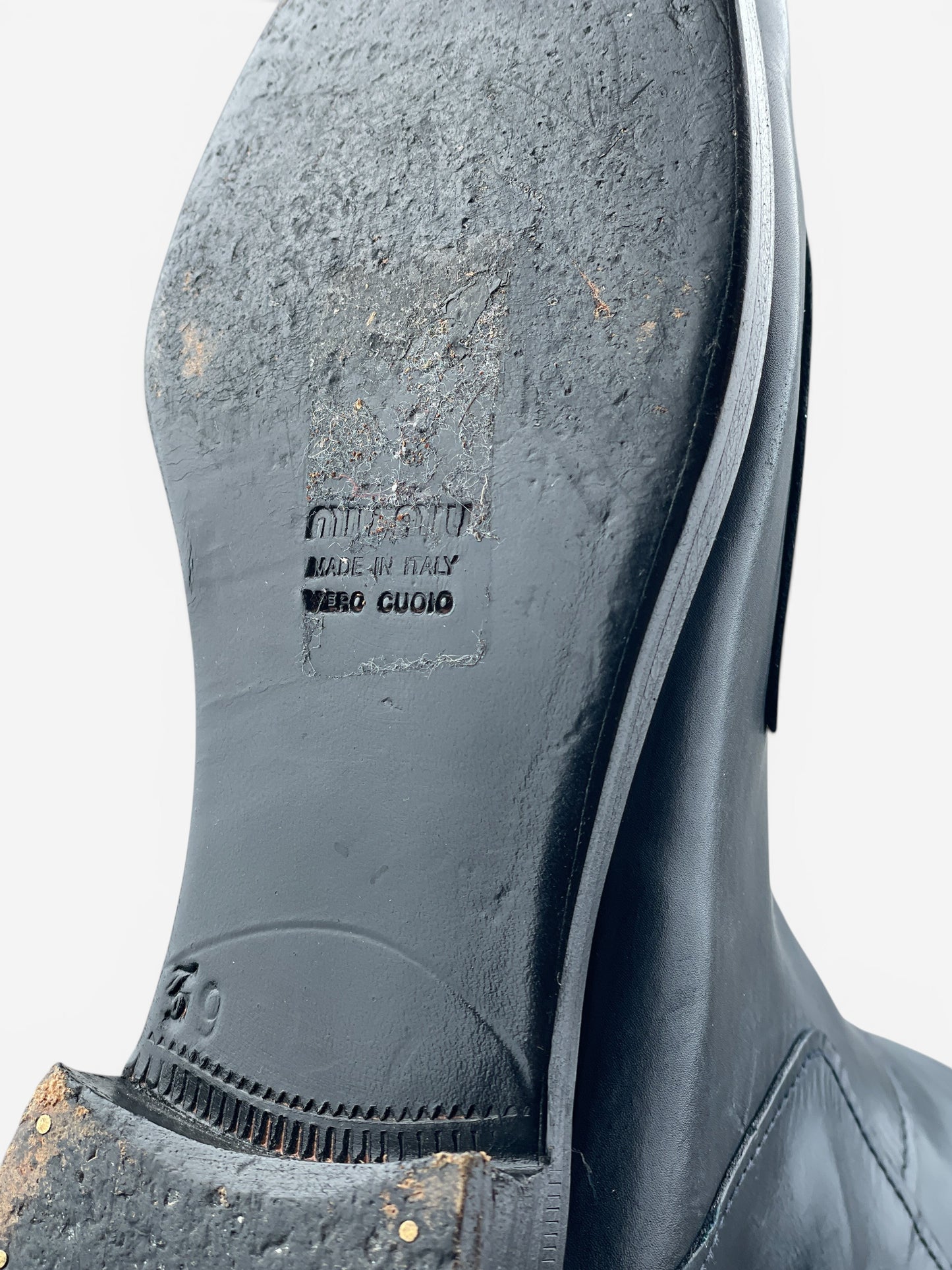 Miu Miu AW08 Knee-High Biker Riding Boots – photo 12