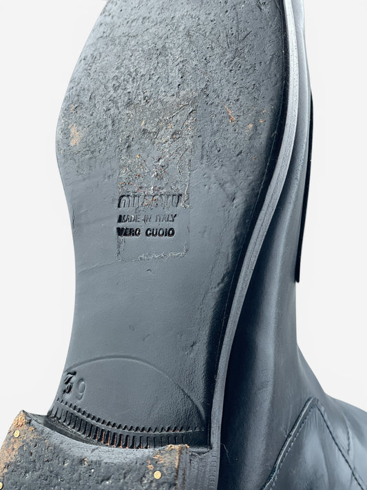 Miu Miu AW08 Knee-High Biker Riding Boots – photo 12