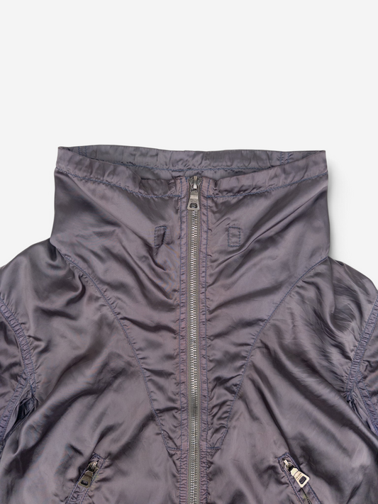 Prada 2000s Bondage Flight Parachute Jacket – collar detail