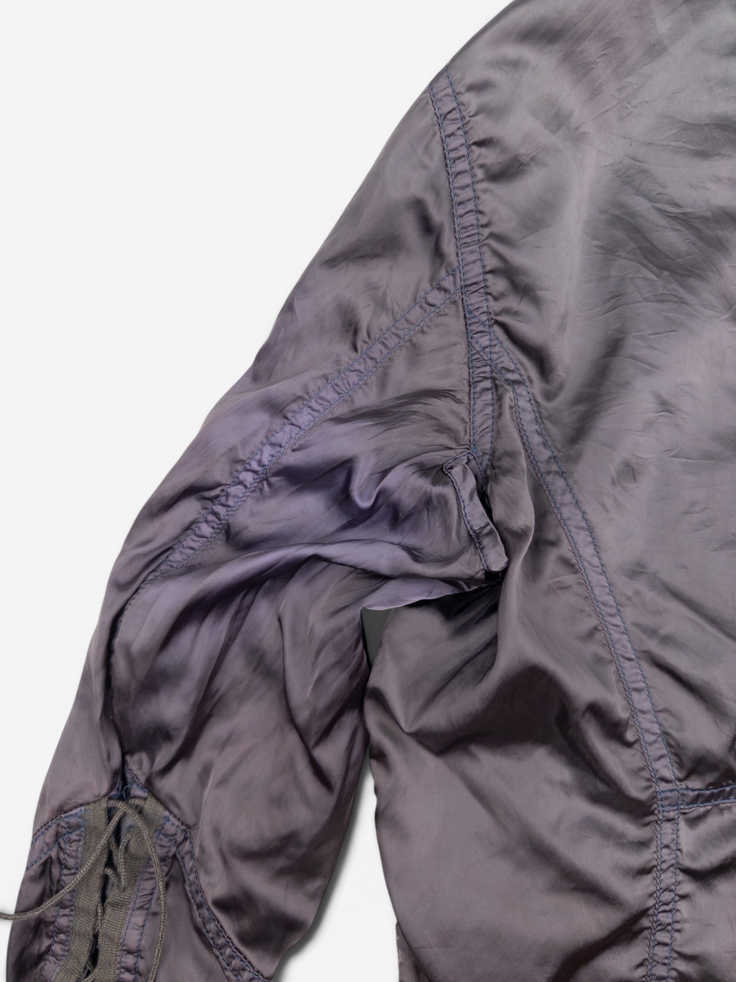 Prada 2000s Bondage Flight Parachute Jacket – sleeve detail