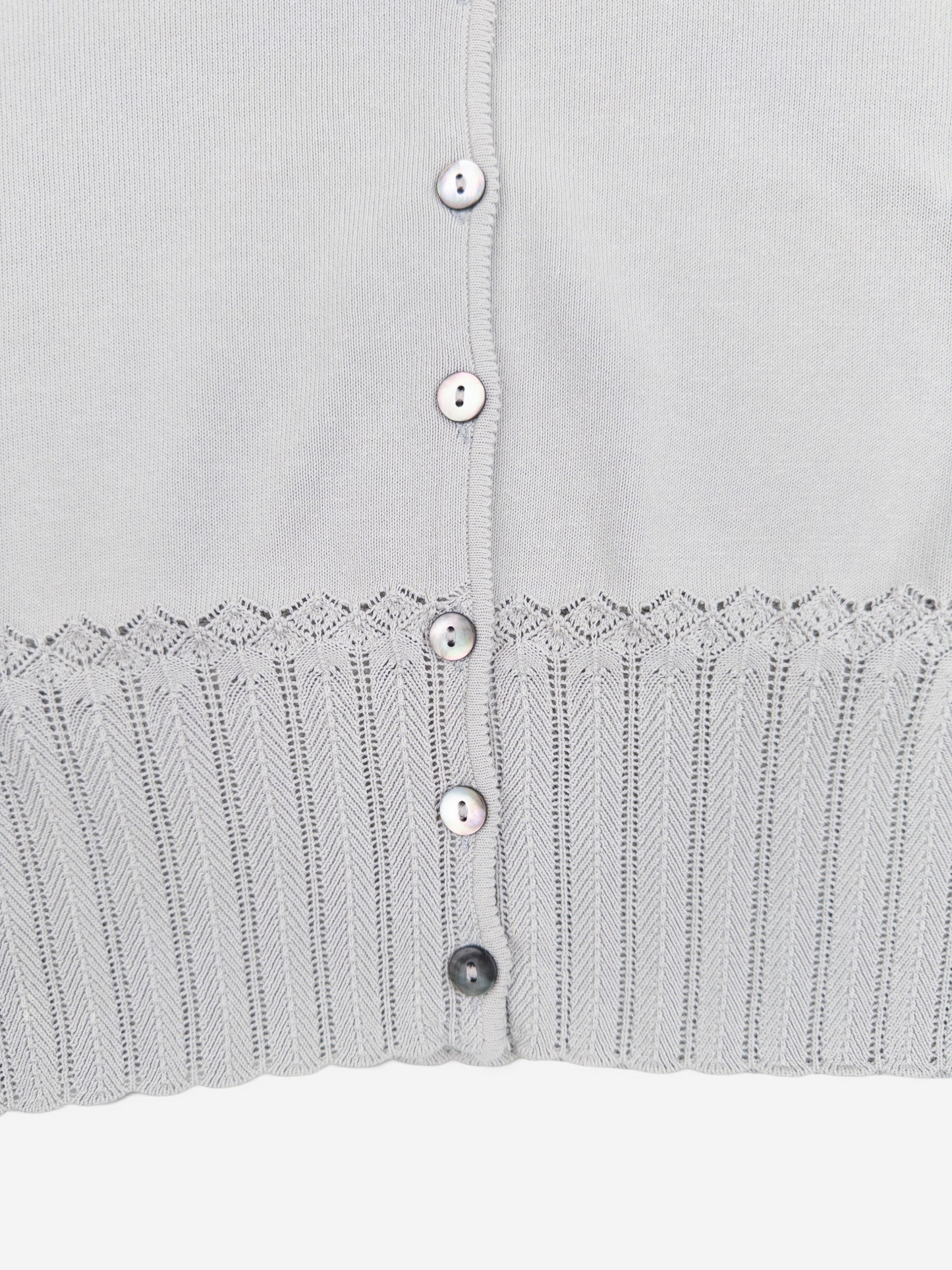 Dior by Galliano SS00 Lace Cardigan – button detail