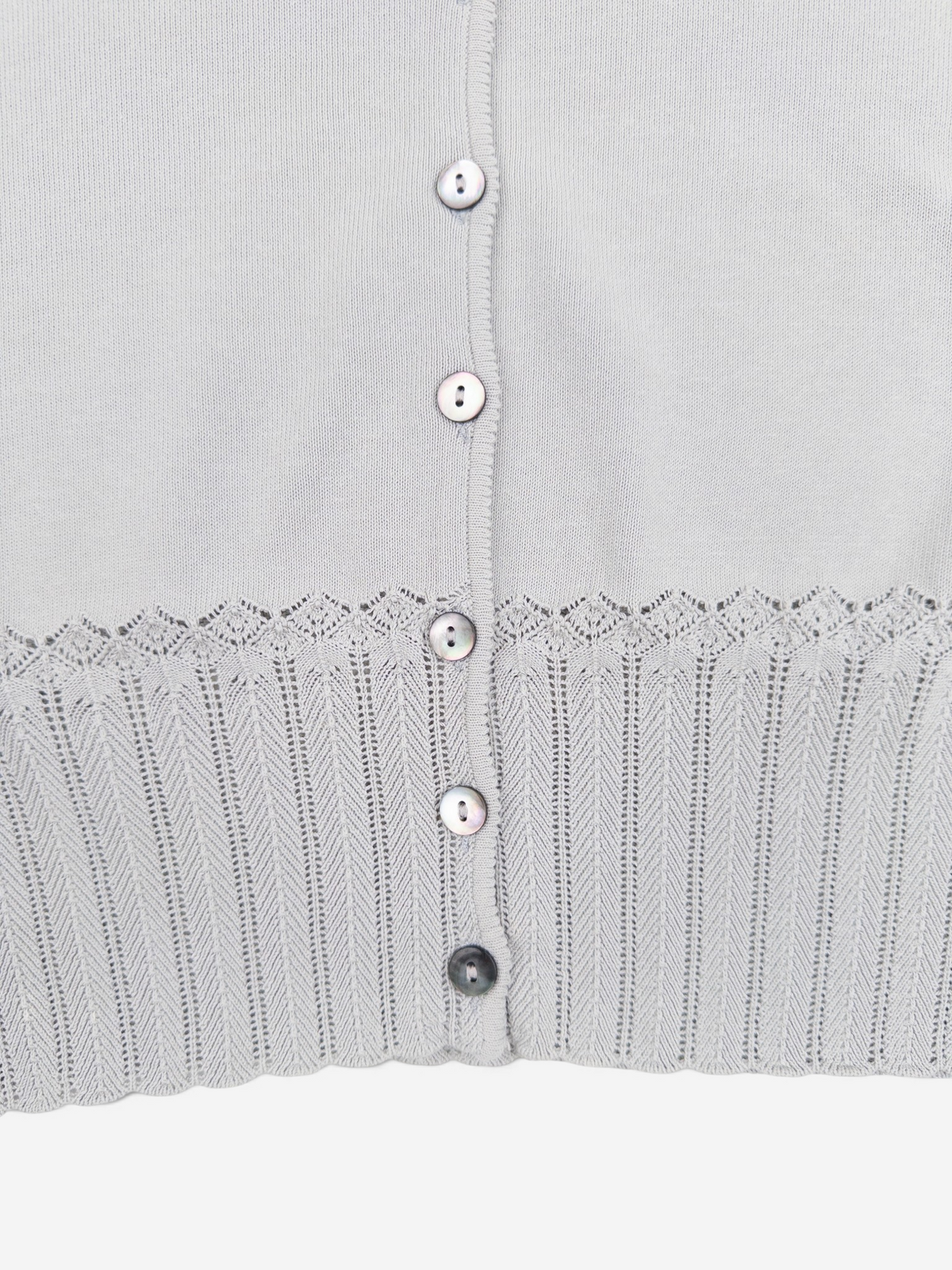 Dior by Galliano SS00 Lace Cardigan – button detail
